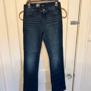 Express Women’s bootcut Leg Jeans in Dark Indigo